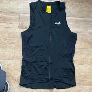 Black Men's Swim Rash Guard